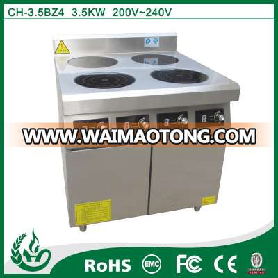 Commercial induction range stove 4 burner cantonese claypot rice cooker